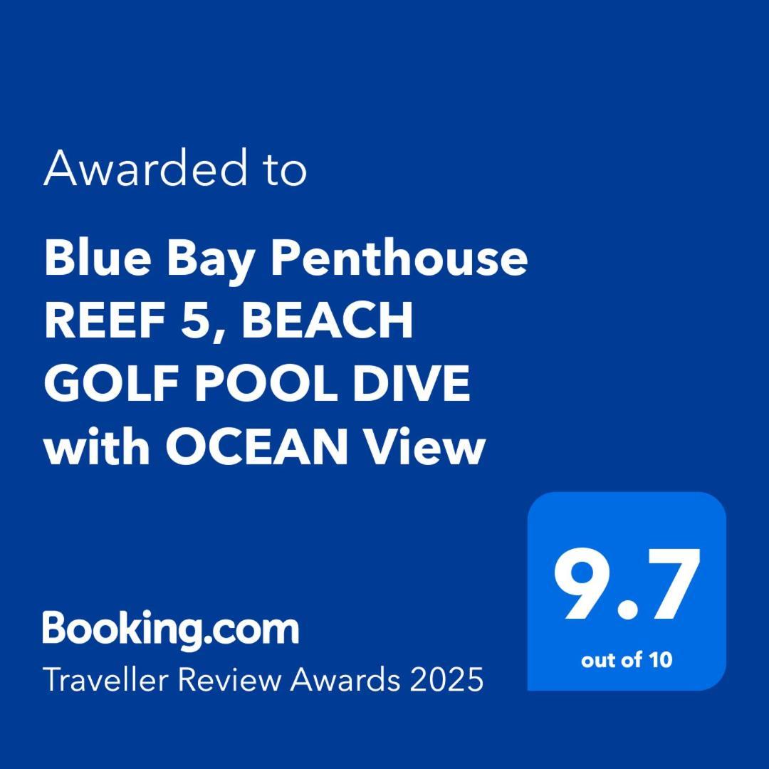 Blue Bay Penthouse Reef 5, Beach Golf Pool Dive With Ocean View Dorp Dorp Sint Michiel Esterno foto